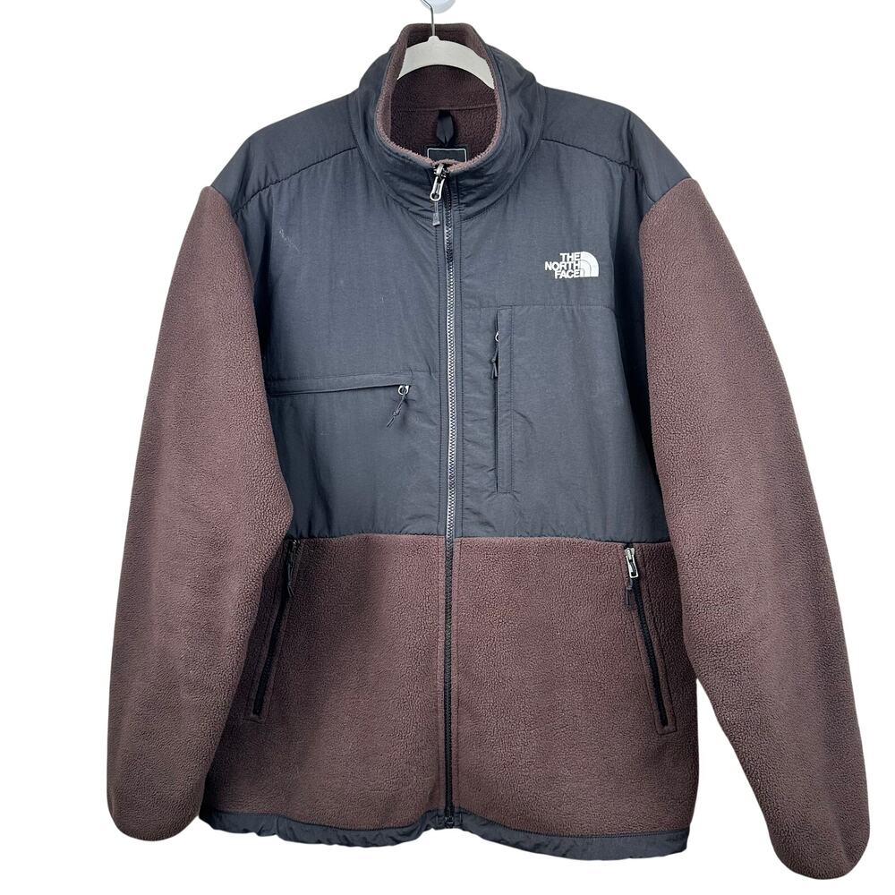 The North Face Men's Denali Jacket Polartec Fleece Brown Black XL Outdoor